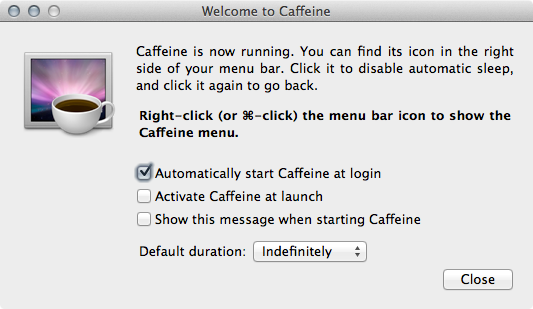 caffeine Screenshot