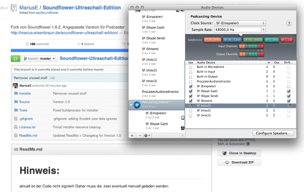 Screenshot - Soundflower Ultraschall Edition 1.0