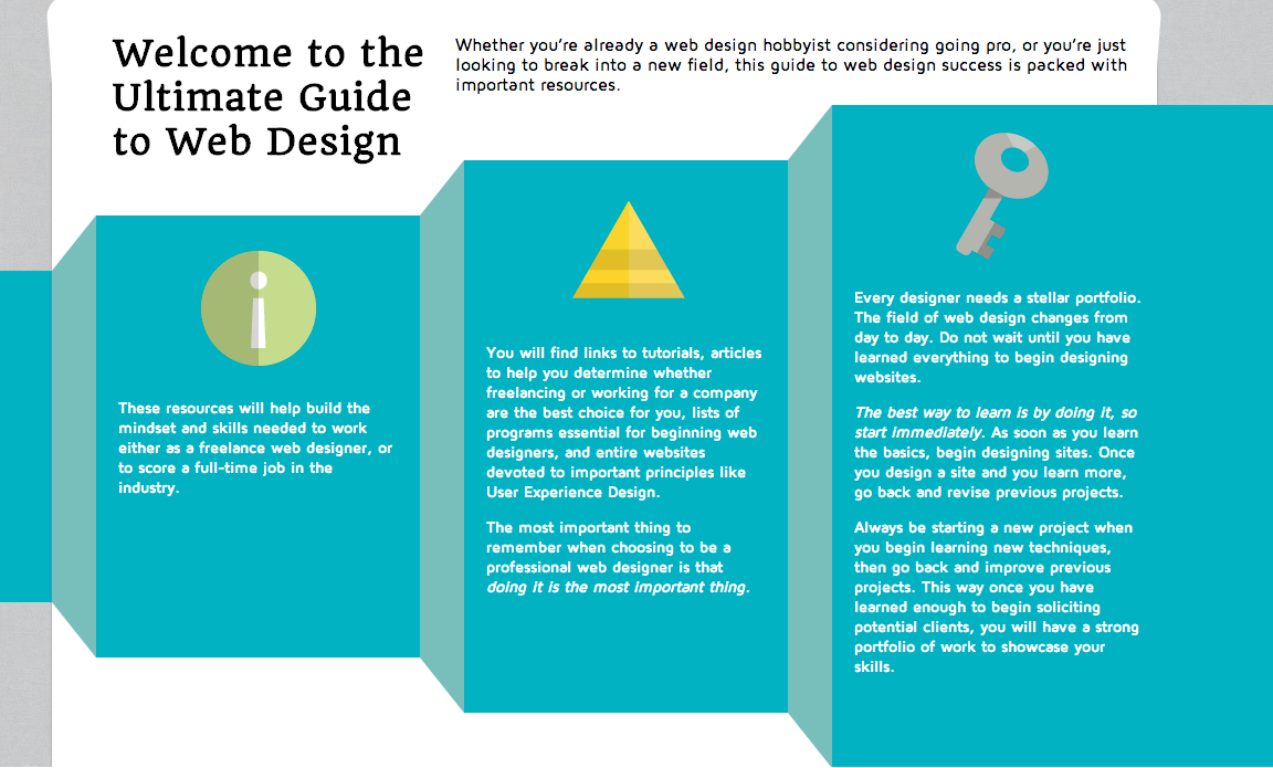 Ultimate Guide to Web Design - Screenshot